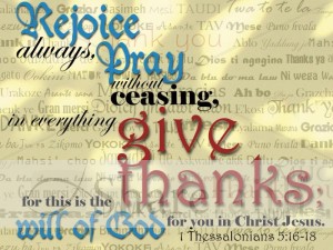 Give Thanks Religious Background Photo