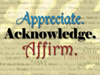Appreciate and Acknoweldge Religious Background