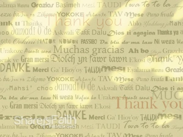 Thankfulness Christian Wallpaper