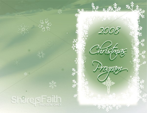 Green 2008 Christmas Program Cover