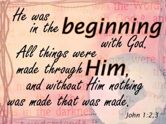Earth and the Beginning