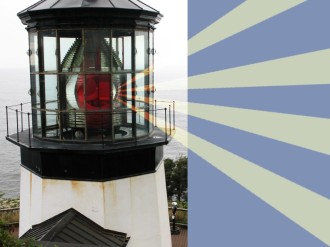 Lighthouse and Rays of LIght