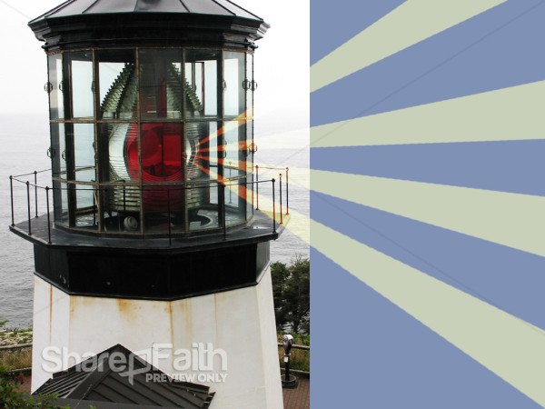 Lighthouse and Rays of LIght