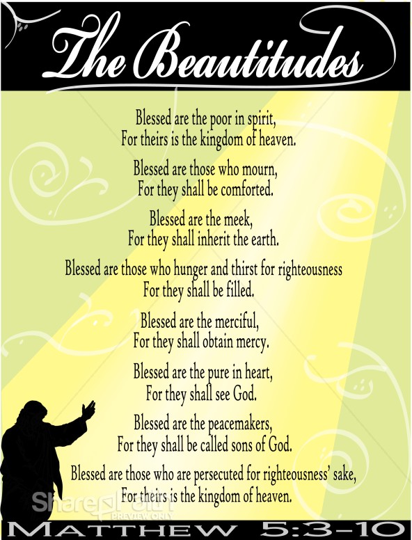 Beautitudes Bulletin Cover