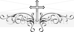 Decorative Black Cross