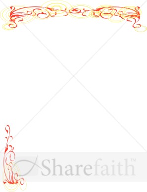 Decorative Swirls Border