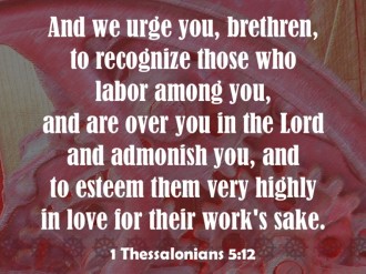 Laboring Together Photo with Scripture