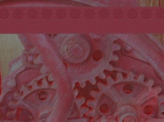 Cranberry Red Text Ready Photograph