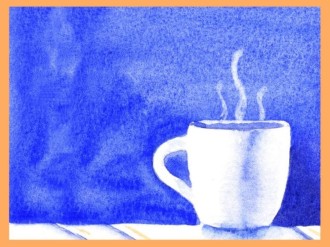 Cup of Steaming Coffee