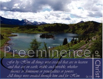 Preeminence of Christ Photo