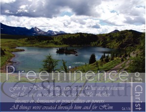 Preeminence of Christ Photo