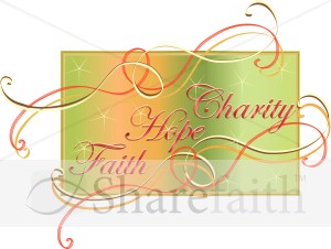 Colorful Charity Hope Faith