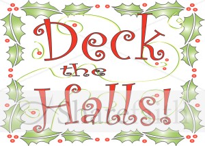 Deck the Halls Clipart