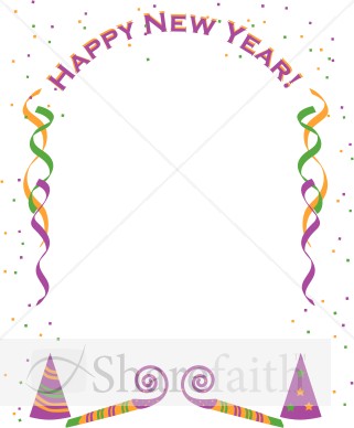 New Year Party Border