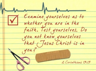 Examine Yourselves
