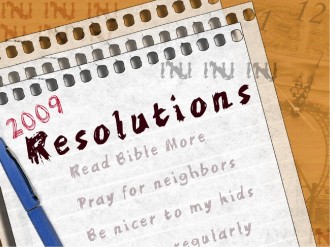 New Years Resolutions PowerPoint