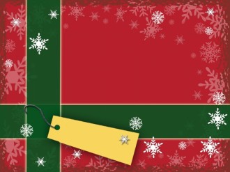 Christmas Present with Tag