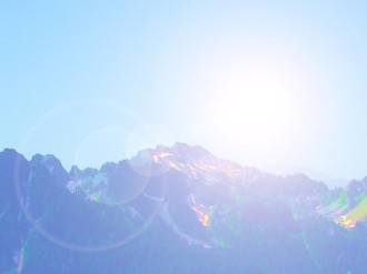 Blue Mountain and Swirls