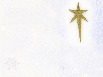 Star of Bethlehem with Snow
