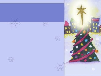Colorful Christmas and Text Box