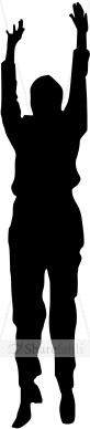 Woman with Raised Arms