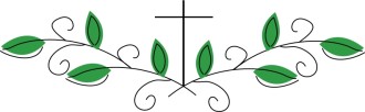 Leaves and Cross Page Divider