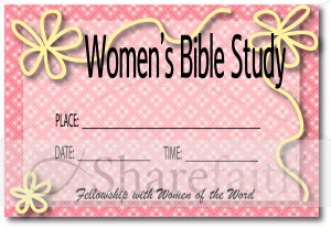Womens Bible Study Invitation