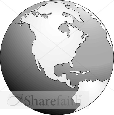 Grayscale Earth