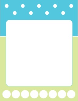 Polka Dot Border