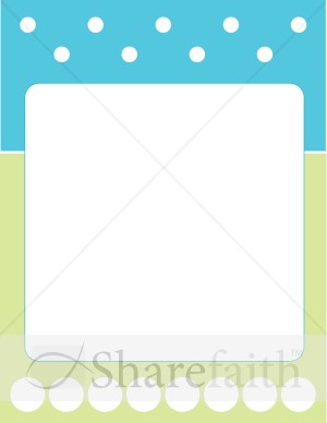 Polka Dot Border