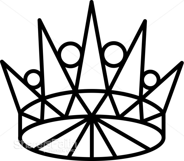 Line Art Crown