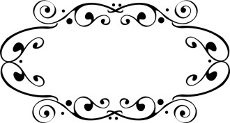 Fancy Oval Frame