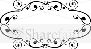 Fancy Oval Frame