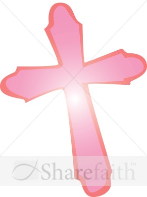 Pink Cross Clip Art