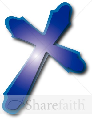 Purple Cross Graphic