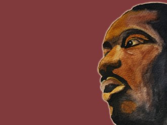 Martin Luther King Jr. Watercolor