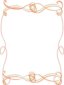 Flowing Lines Border
