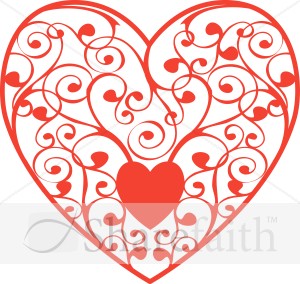 Red Heart Within a Heart