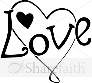 Love+heart+clipart+black+and+white