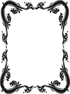 White Dots Antique Border