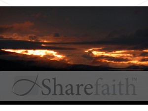 Heavenly Rays of Light Photograph