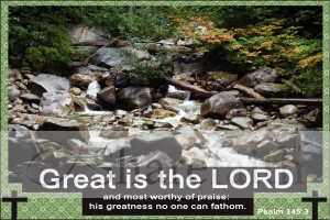 Great is the Lord