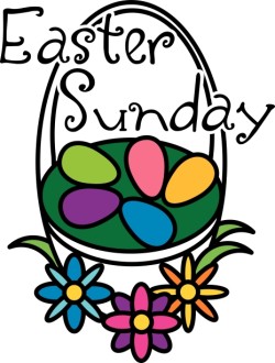 Easter Basket with eggs
