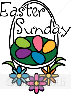 Easter Basket with eggs