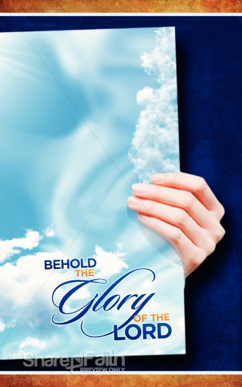 Glory of God Bulletin Cover