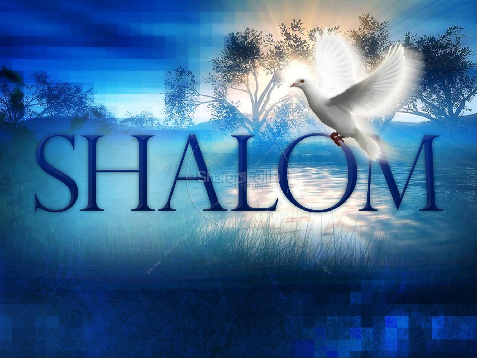 Shalom Christian PowerPoint Template | slide 2