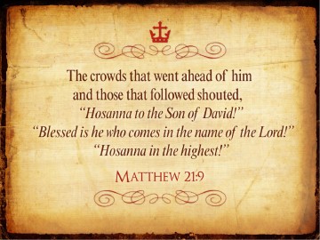 Palm Sunday Church PowerPoint