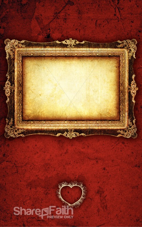 Vintage Golden Frame Bulletin Cover