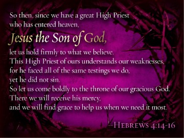 Jesus The Great High Priest
