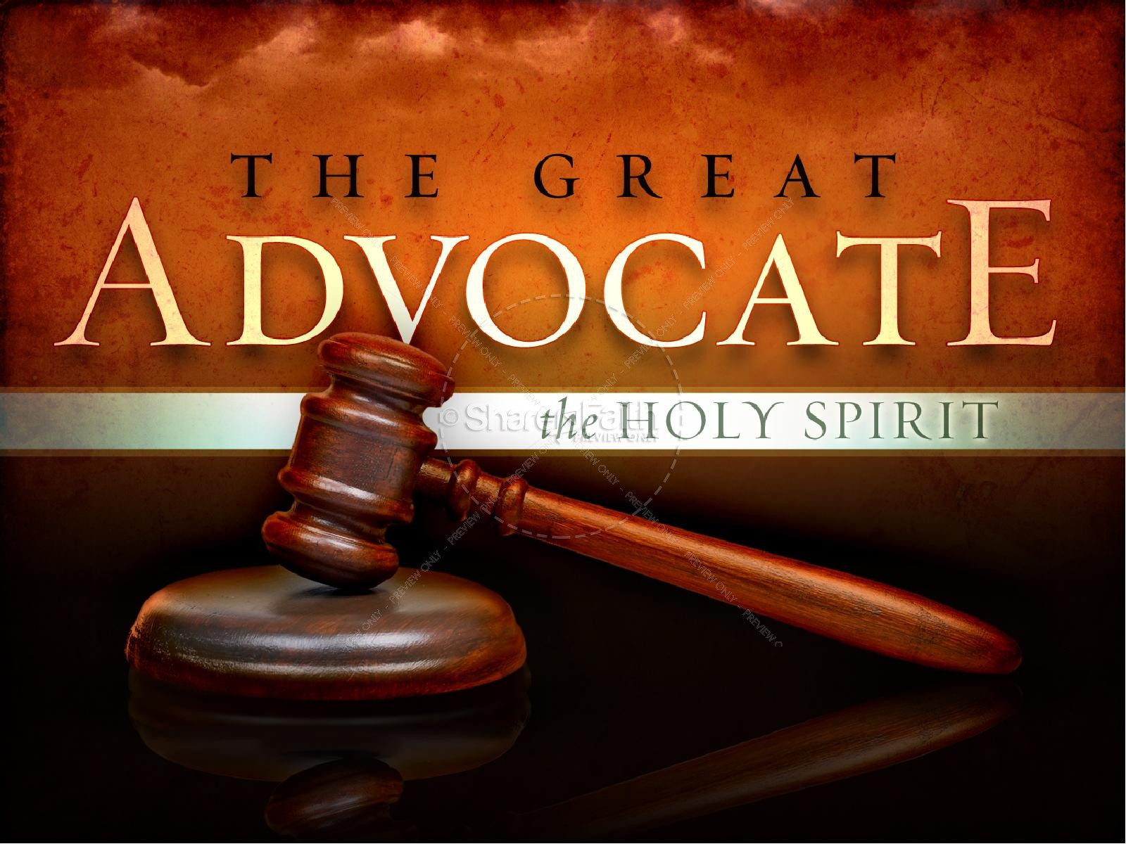 Holy Spirit Great Advocate Sermon PowerPoint | slide 2